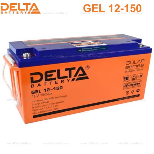 Аккумуляторная батарея Delta GEL 12-150 в Южно-Сахалинске